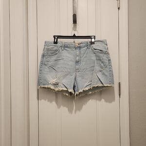 Universal Thread Blue Jean Shorts Distressed Cut-Off
